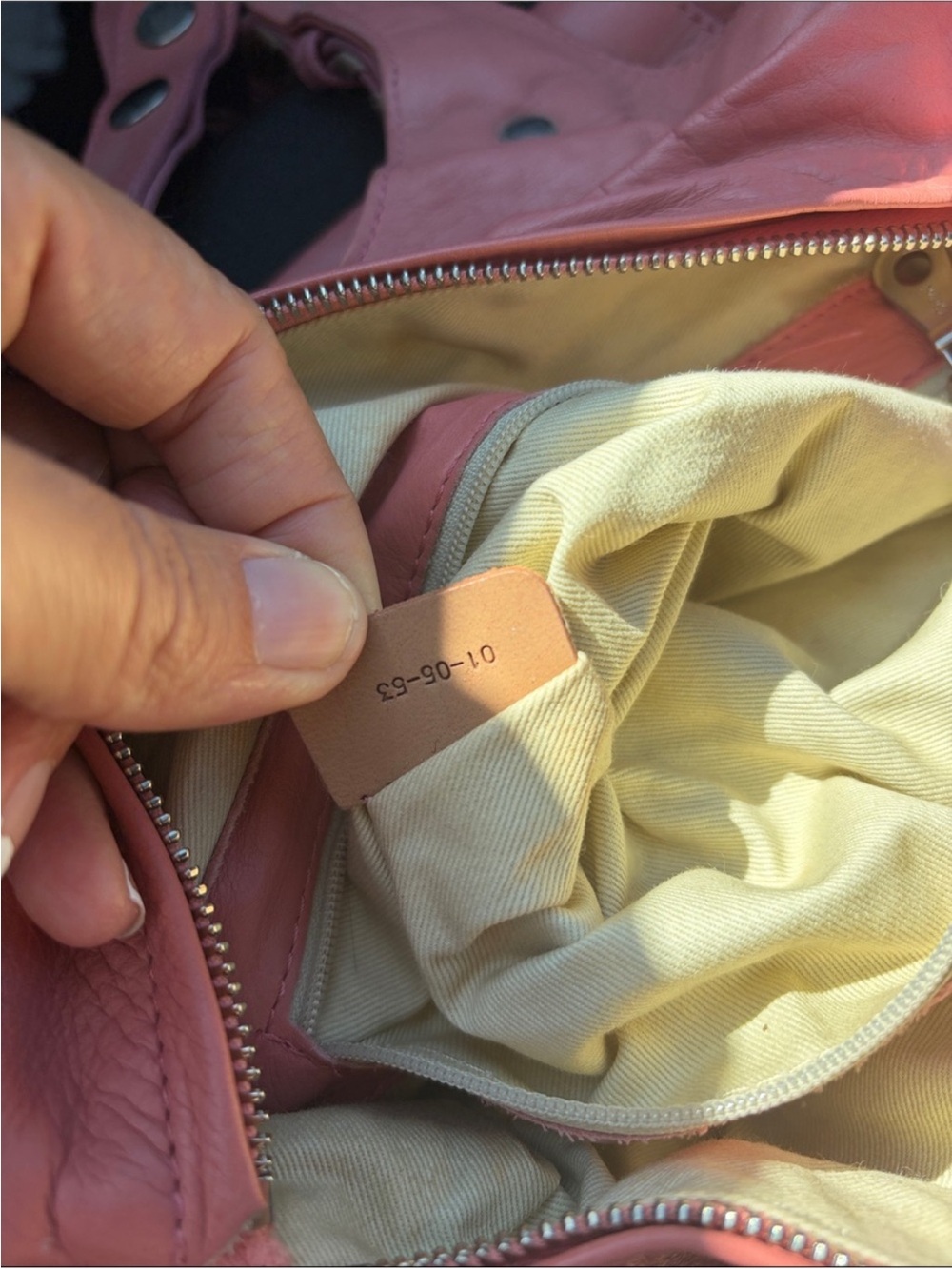 Chloe Silverado Bag in Porcelain Pink - Picture 8 of 12